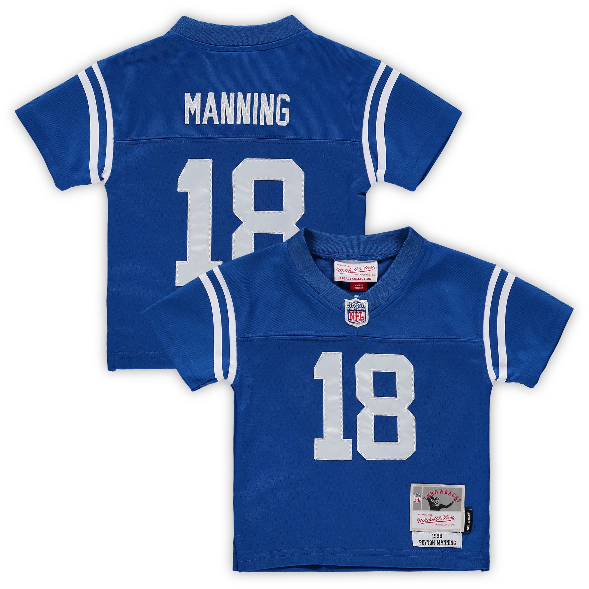 Infant Indianapolis Colts Peyton Manning Royal 1998 Retired Legacy Jersey