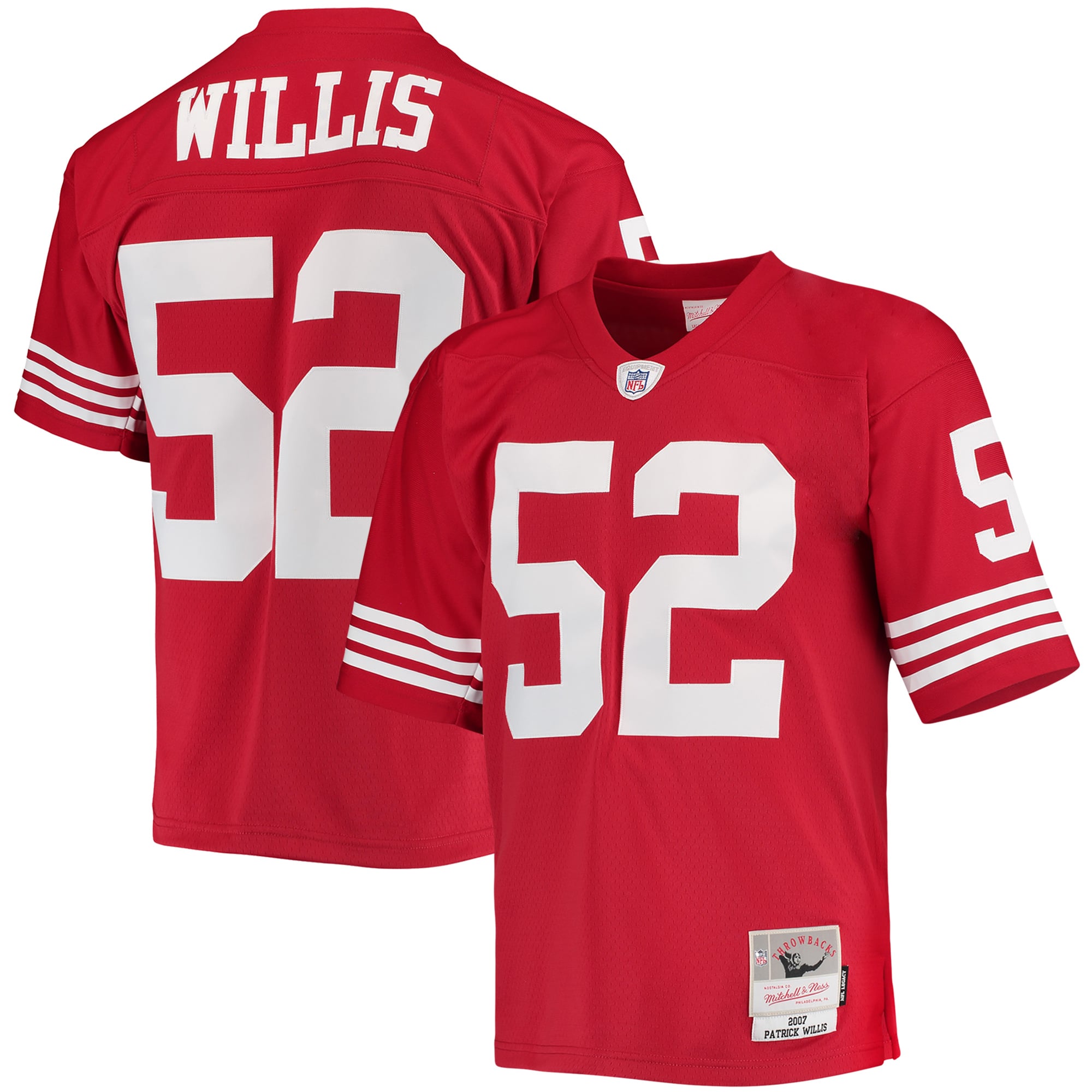 Men's San Francisco 49ers Patrick Willis Scarlet Legacy Replica Jersey