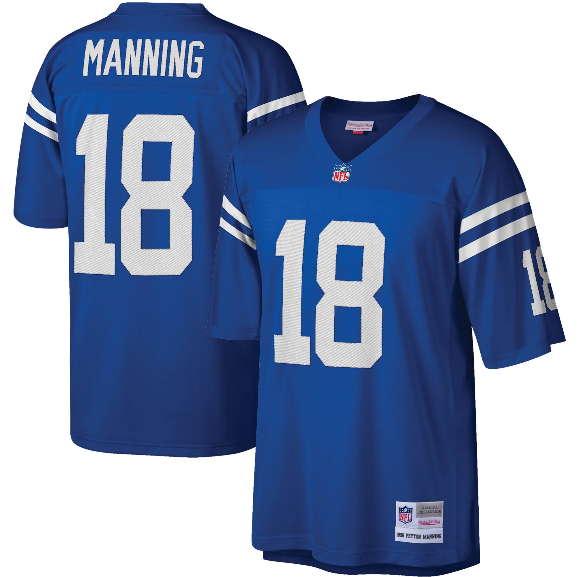 Men's Indianapolis Colts Peyton Manning Royal Legacy Replica Jersey
