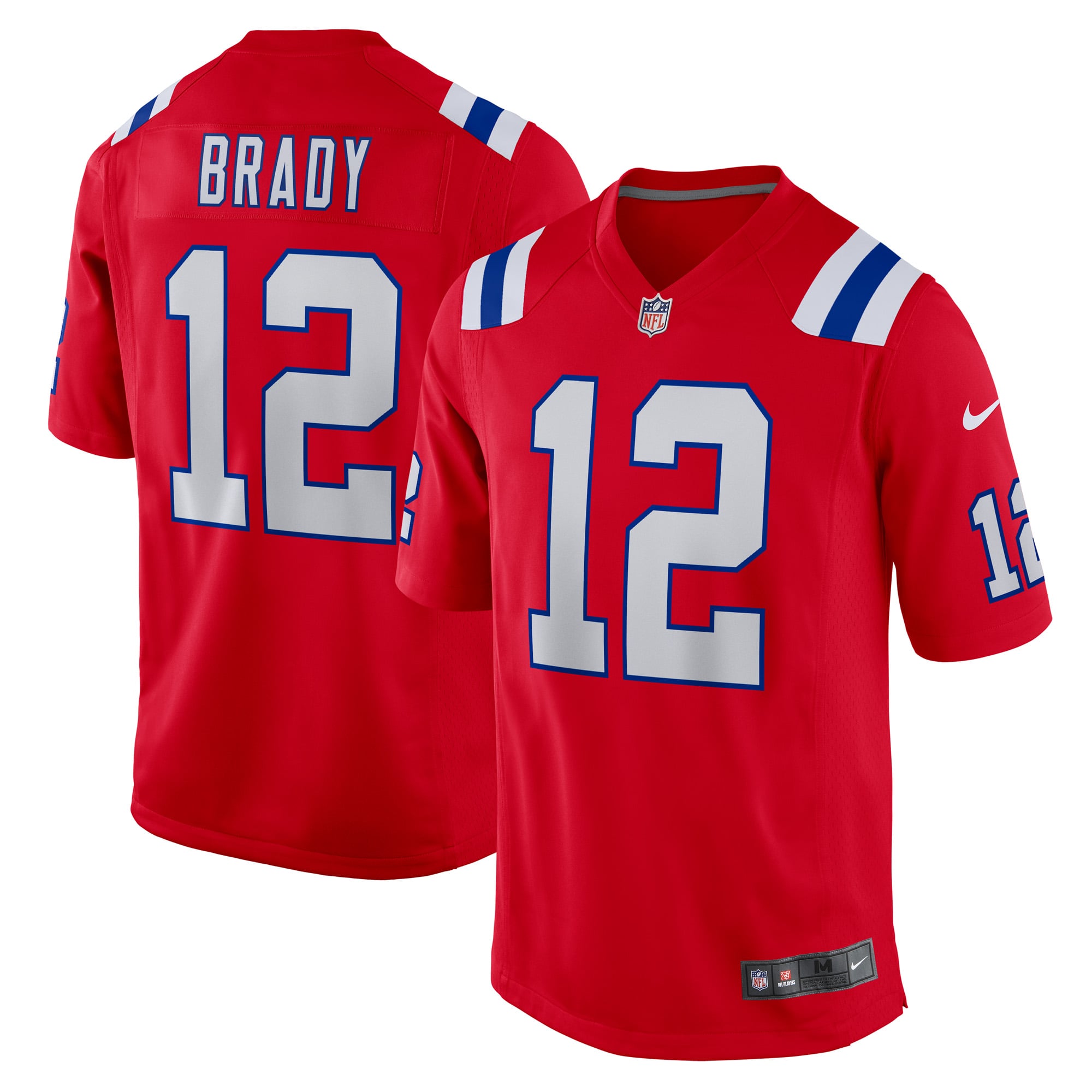 Men's New England Patriots Tom Brady Red Retired Player Alternate Game Jersey