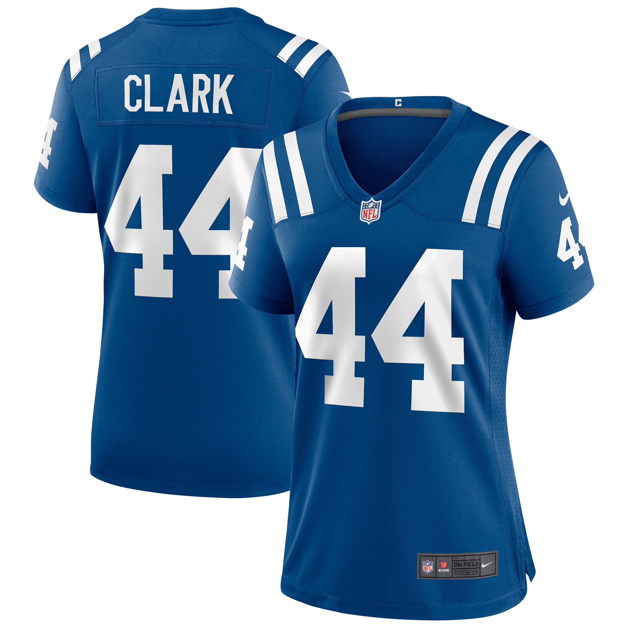 Women's Indianapolis Colts Dallas Clark Royal Game Retired Player Jersey