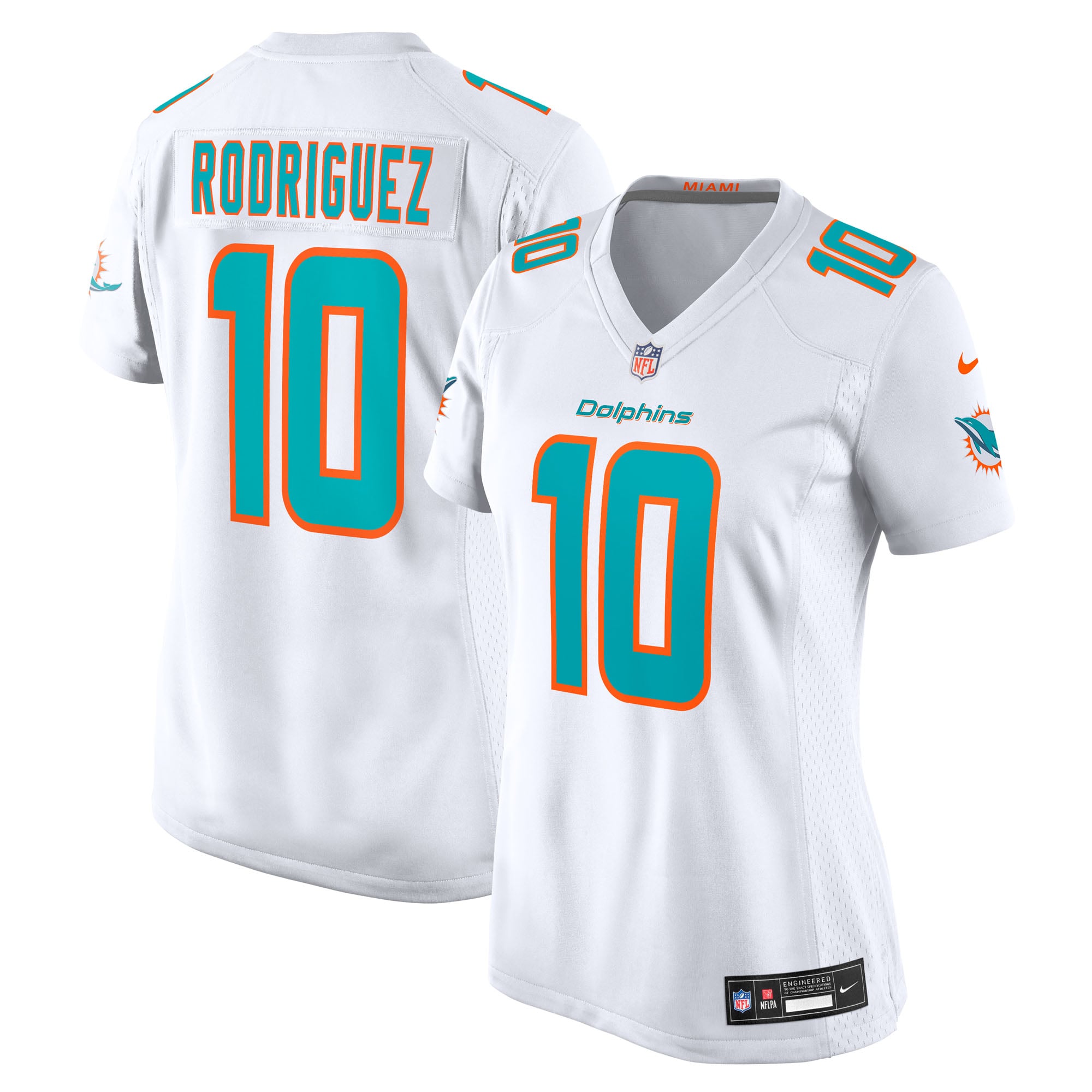 Women's Miami Dolphins Jacob Rodriguez White Game Jersey