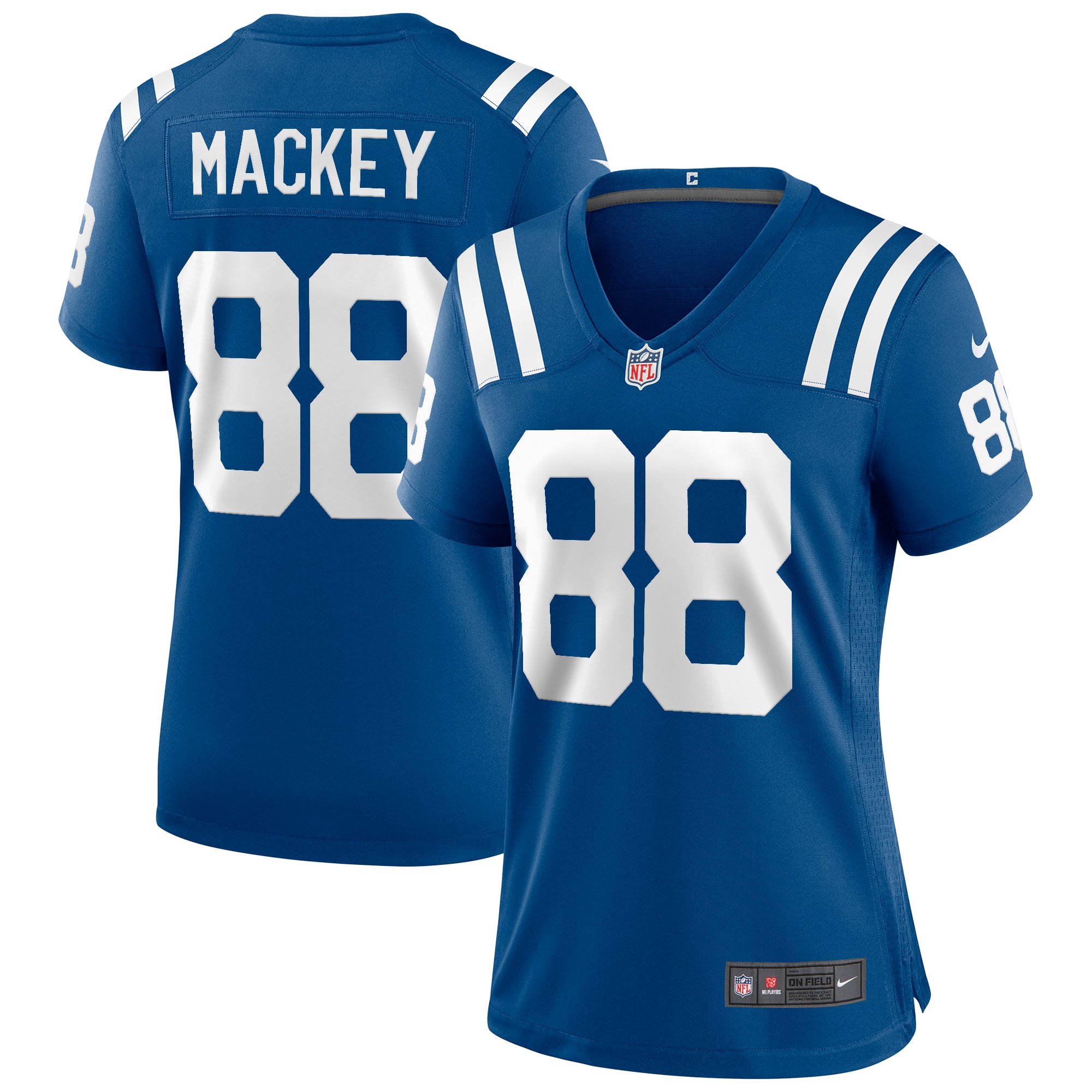 Women's Indianapolis Colts John Mackey Royal Game Retired Player Jersey