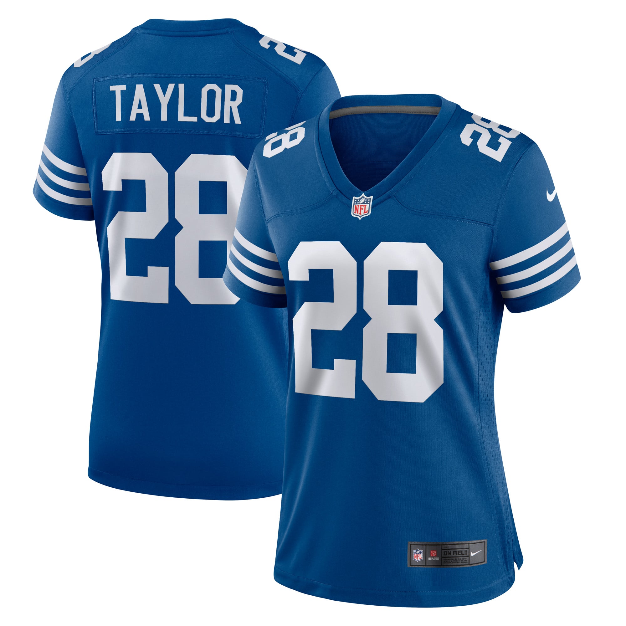 Women's Indianapolis Colts Jonathan Taylor Royal Game Player Jersey