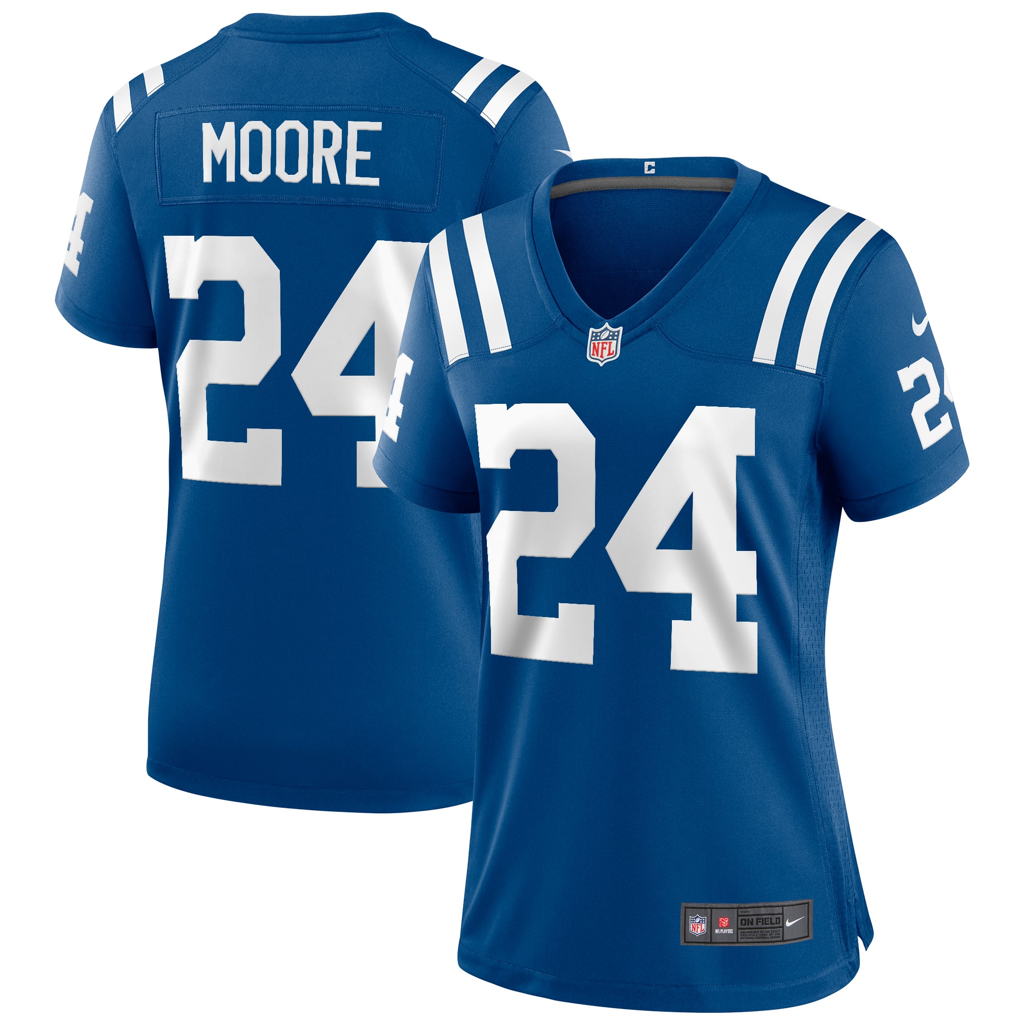 Women's Indianapolis Colts Lenny Moore Royal Game Retired Player Jersey
