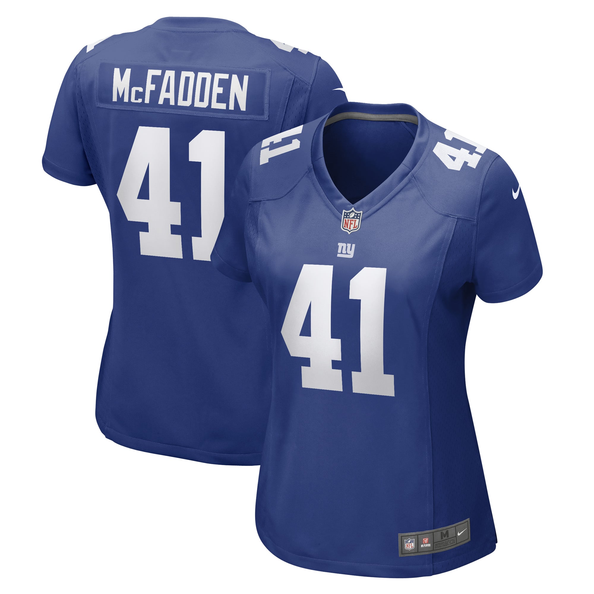 Women's New York Giants Micah McFadden Royal Game Player Jersey