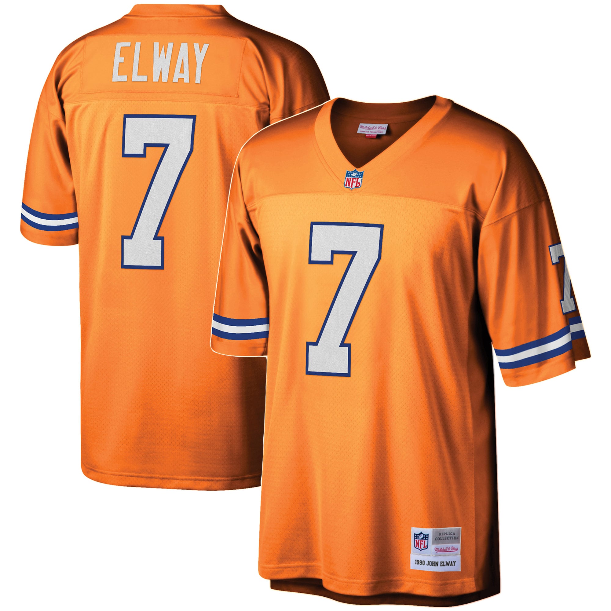 Youth Denver Broncos John Elway Orange 1990 Legacy Retired Player Jersey