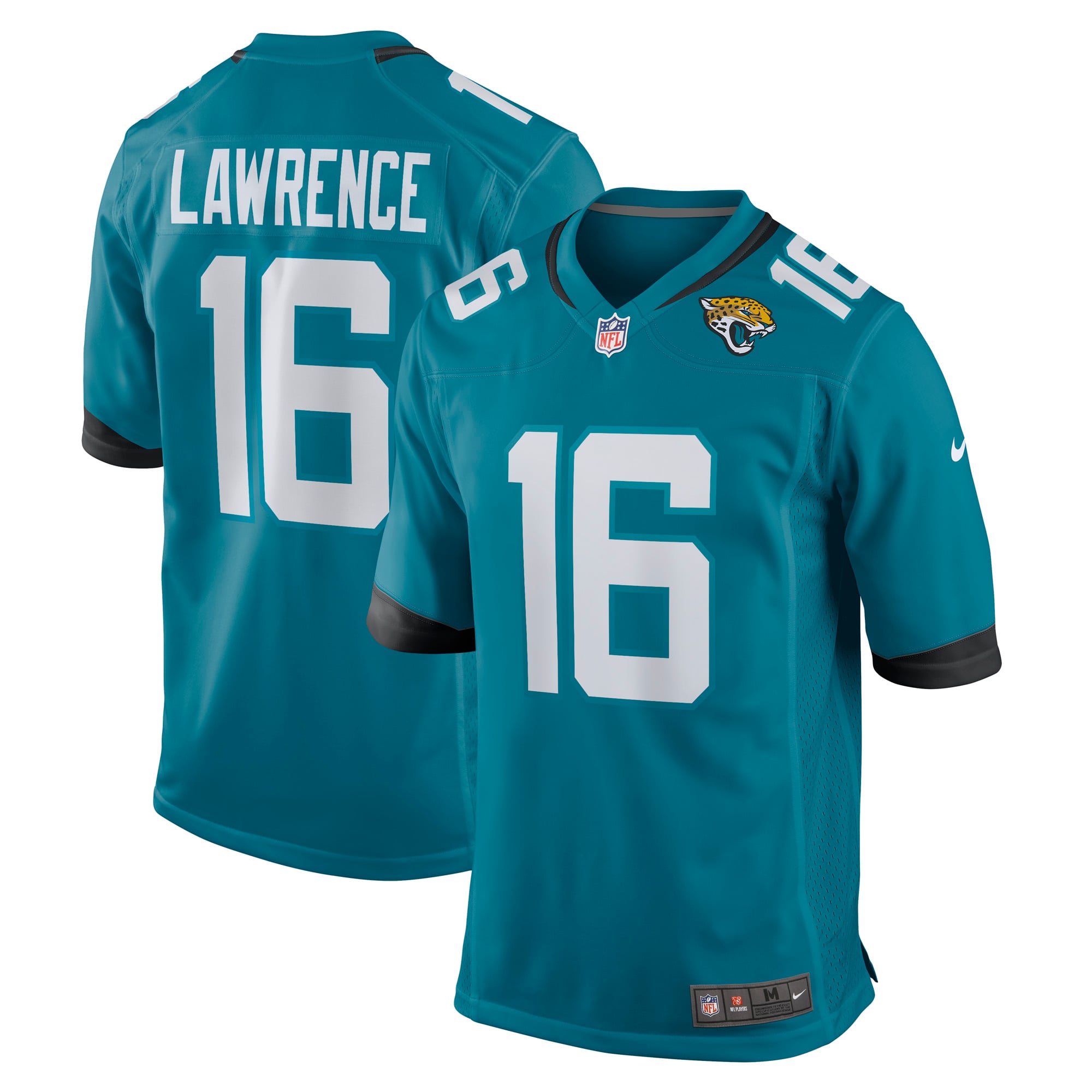 Youth Jacksonville Jaguars Trevor Lawrence Teal Game Jersey