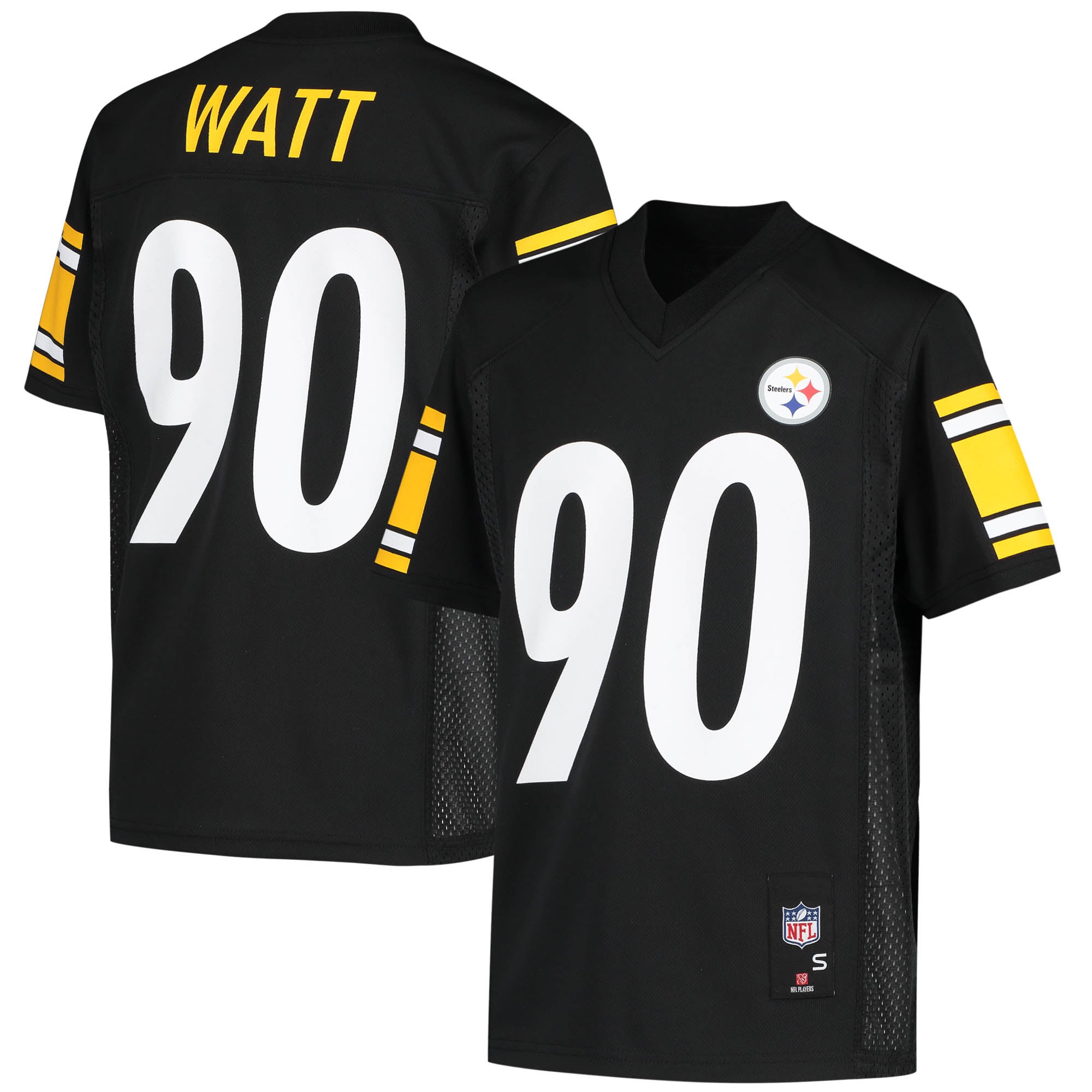 Youth Pittsburgh Steelers T.J. Watt Black Replica Jersey