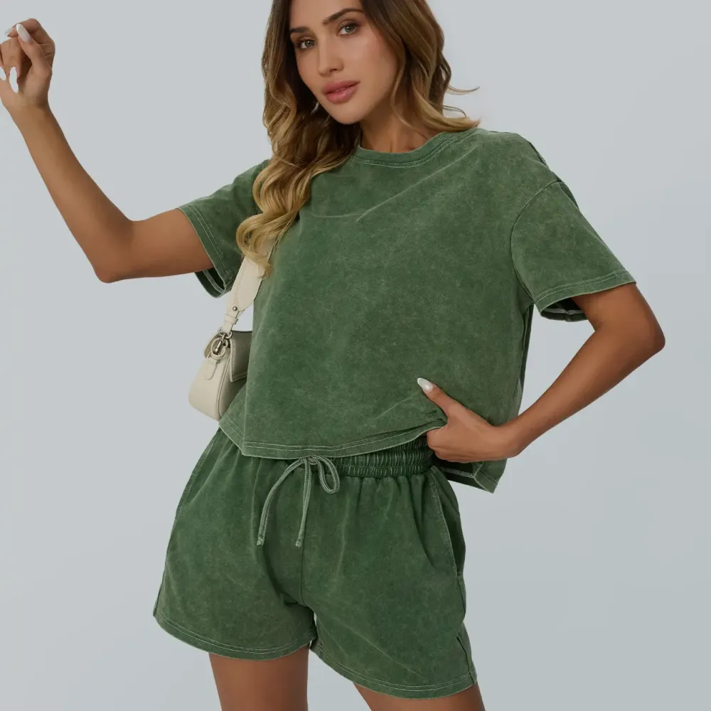 Women's Acid Wash Matching Set 8-Color Value Pack product image 2