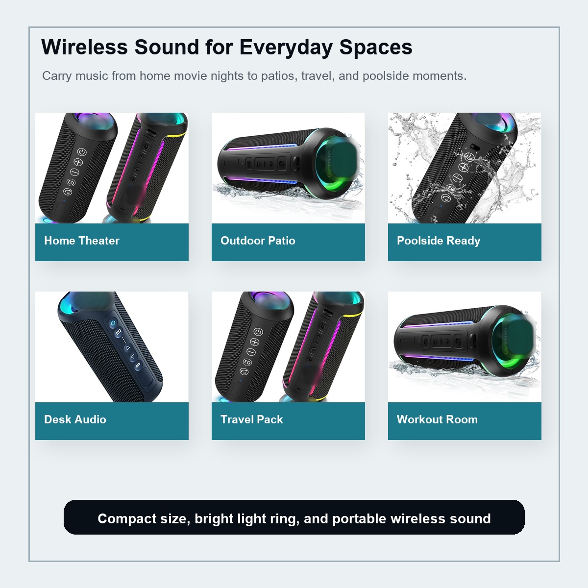 Portable Bluetooth Speaker Set