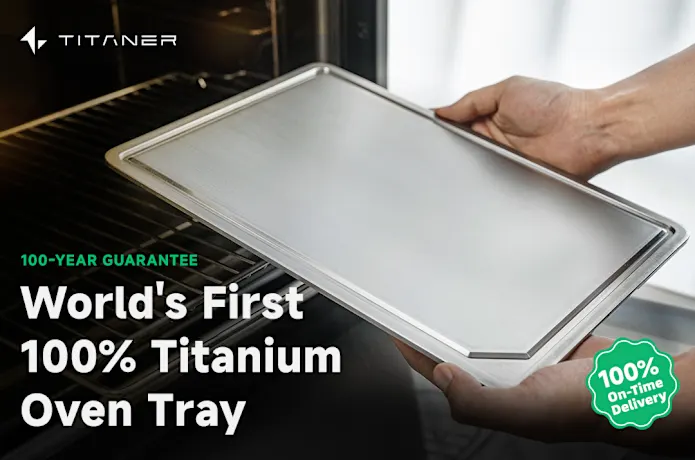 Versatile Titanium Oven Tray-Cooks Better-Aldronix