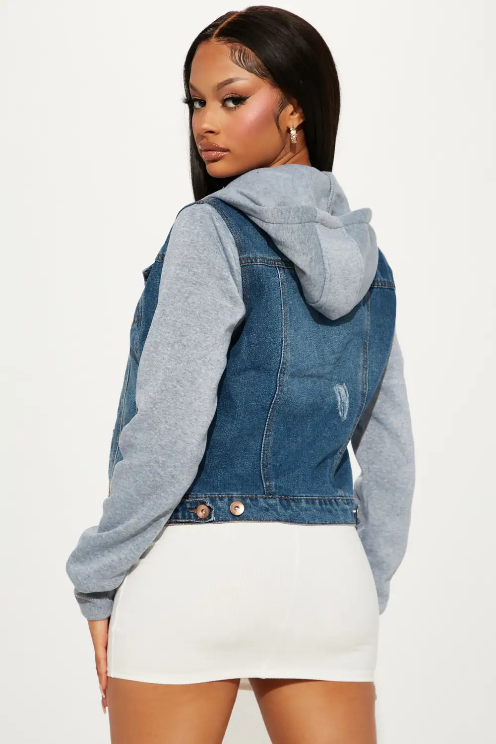 His Name Was Tustin Denim Jacket - Medium Wash-Aldronix