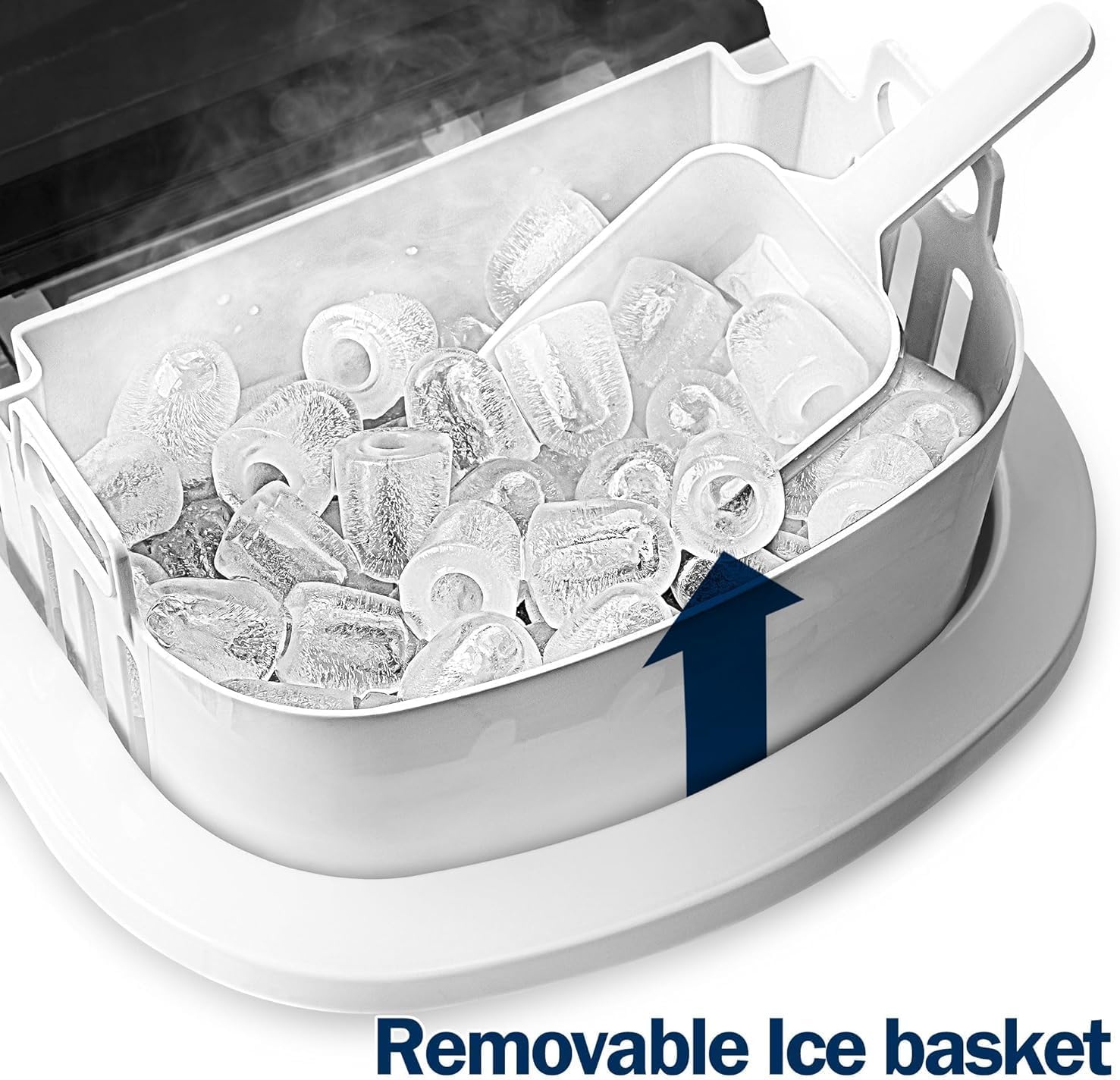 Ice Maker Countertop with Handle-Aldronix