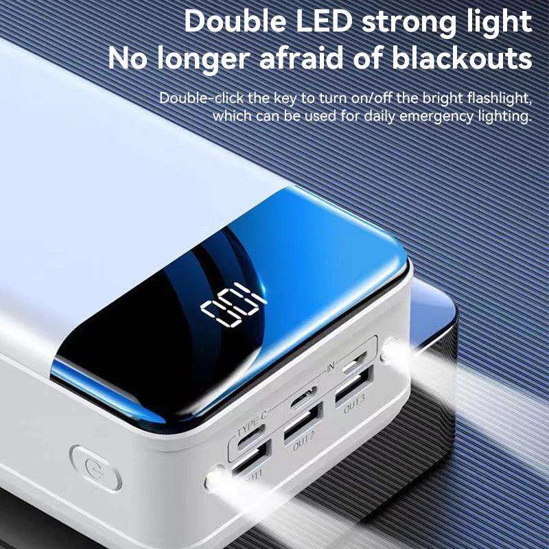 100000mAh Large Capacity Power Bank Mobile Phone Super Fast Charging Mobile Power Tablet Mobile Computer External Power Supply-Aldronix