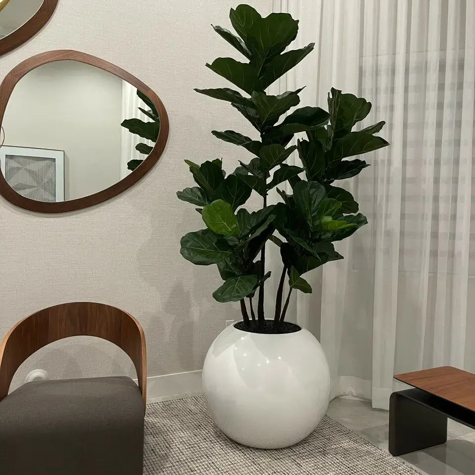 鉁═his week's special price 馃挜6ft Indoor Artificial Flowers-D ( With Flower Pots)-Aldronix