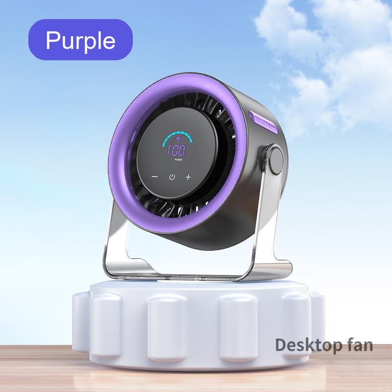 Desktop Fan Turbo Table Fan with 100-Speed Digital Display