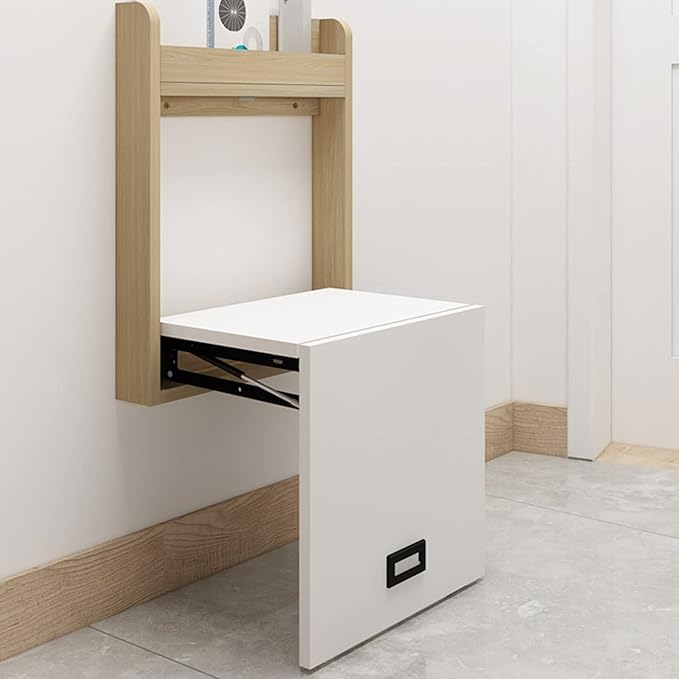 Smart Wall Mounted Invisible Folding Chair, Shoe Change Bench-Aldronix