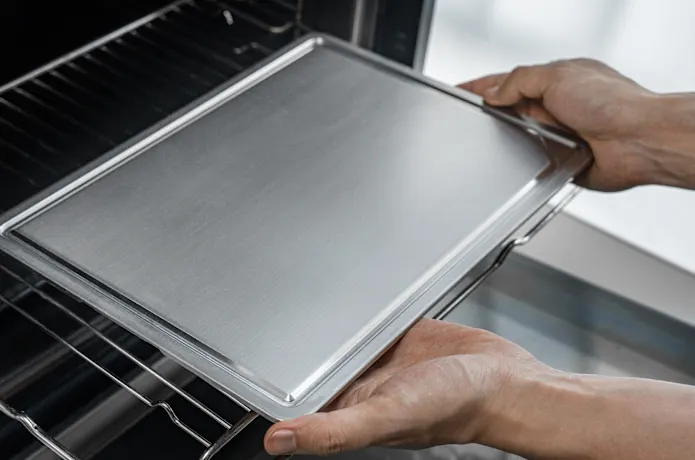 Versatile Titanium Oven Tray-Cooks Better-Aldronix