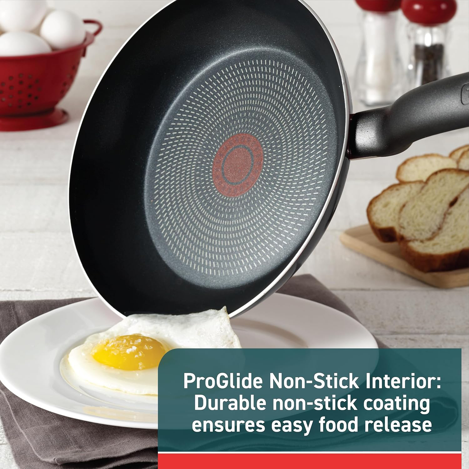 Prokonk Initiatives Non Stick Fry Pan 2 Piece Set, 8.5, 10 Inch, Oven Broiler Safe 350F, Cookware, Kitchen Cooking Set, Skillets, Frying Pans, Egg Pan, Omelet Pan, Pots and Pans, Dishwasher Safe, Black-Aldronix