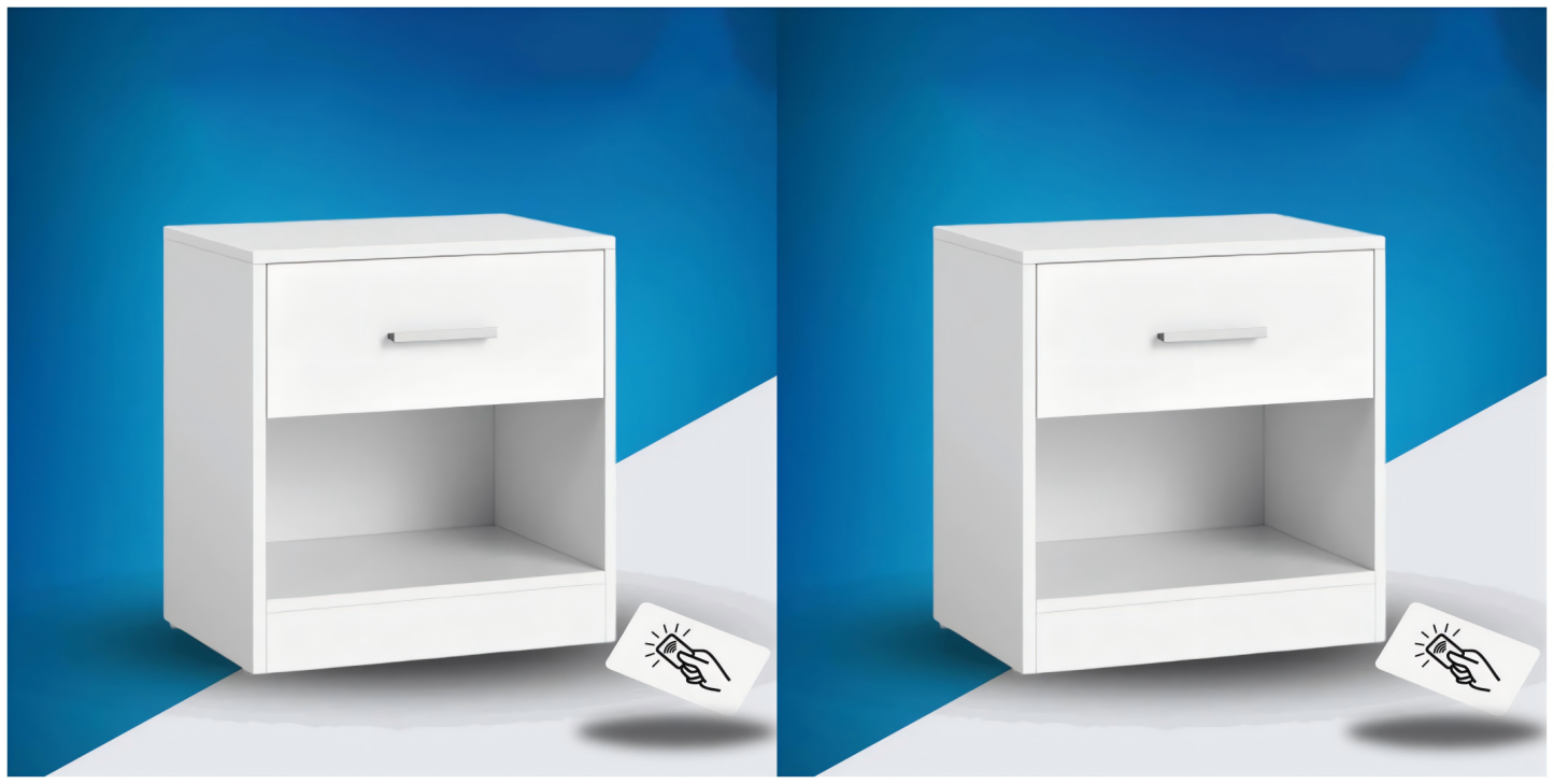 Secret Compartment Luxury Nightstand-Aldronix