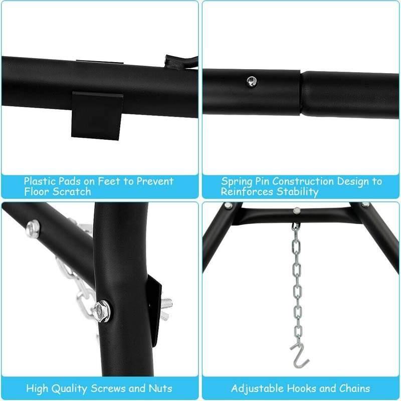 Adjustable Heavy-Duty Universal Hammock Stand-Aldronix