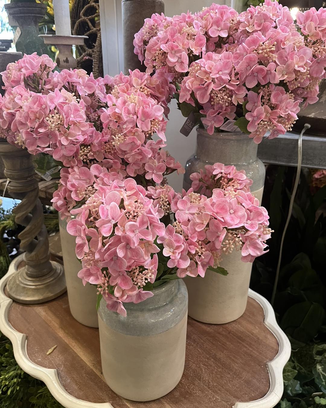 Outdoor Artificial Hydrangea Flowers馃拹-Aldronix