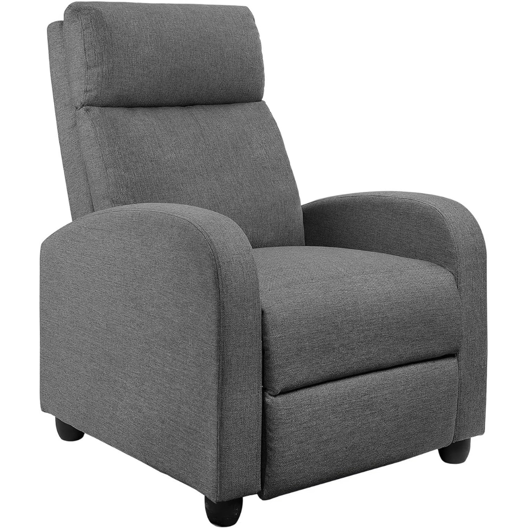 Adjustable Home Theater Single Recliner Sofa-Aldronix