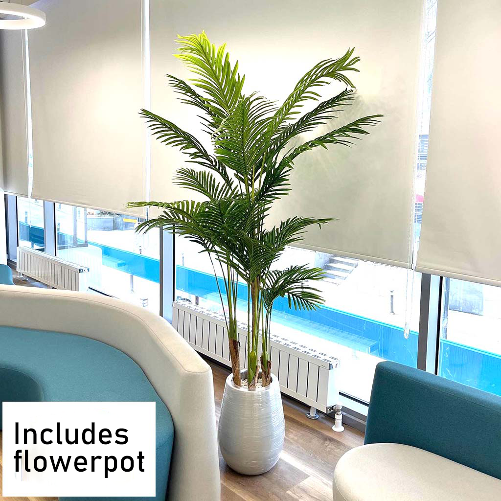Indoor Artificial Plant( With Flower Pots)-Aldronix