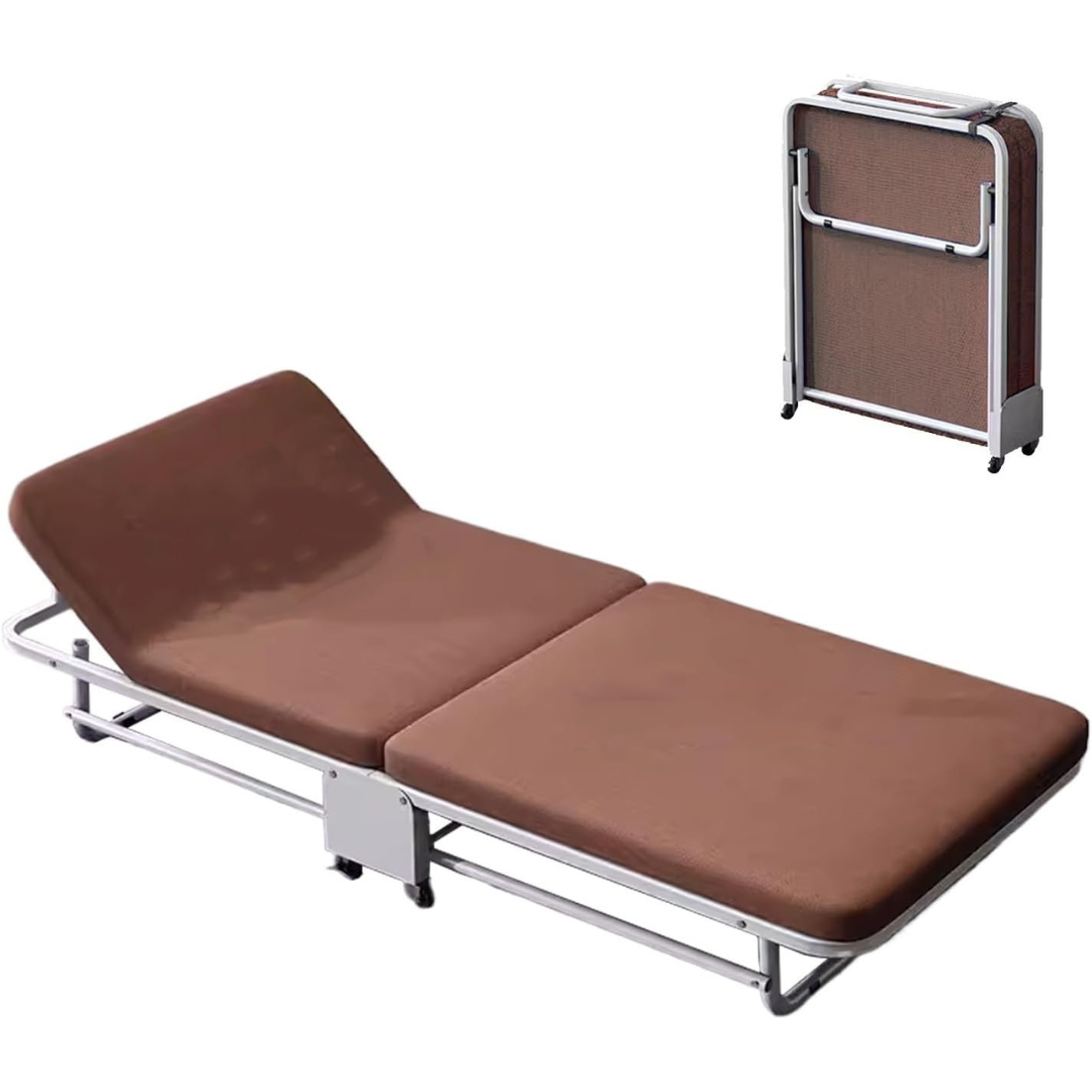Rollaway Bed with Mattress for Adults-Aldronix