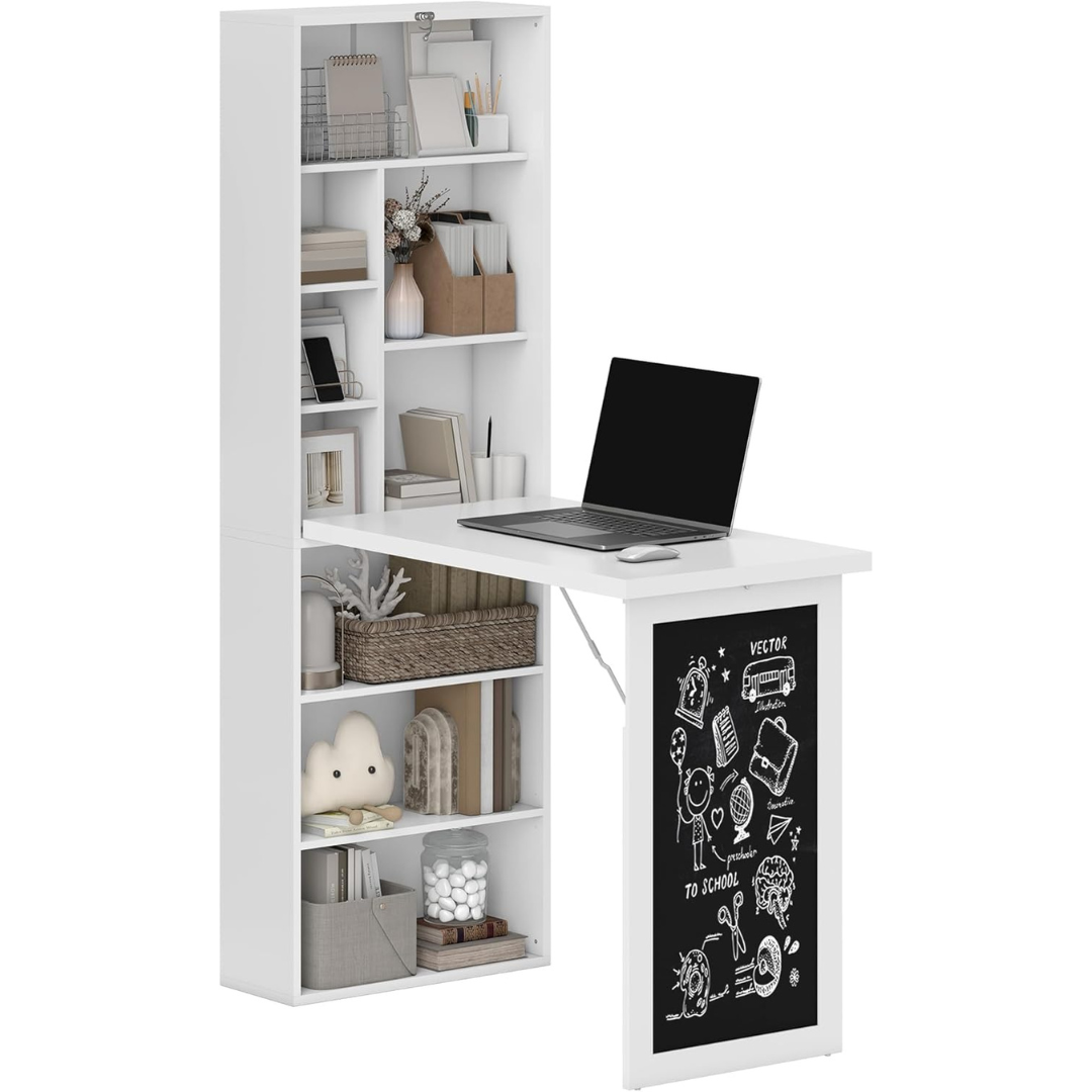 Fold-Out Convertible Writing Table-Aldronix