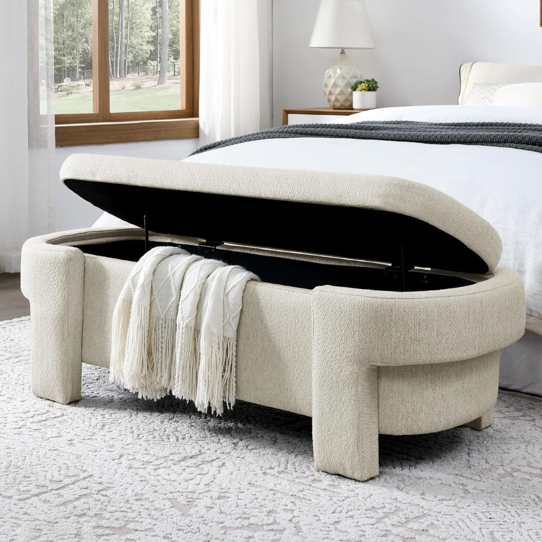 Oval Storage Bench-Aldronix