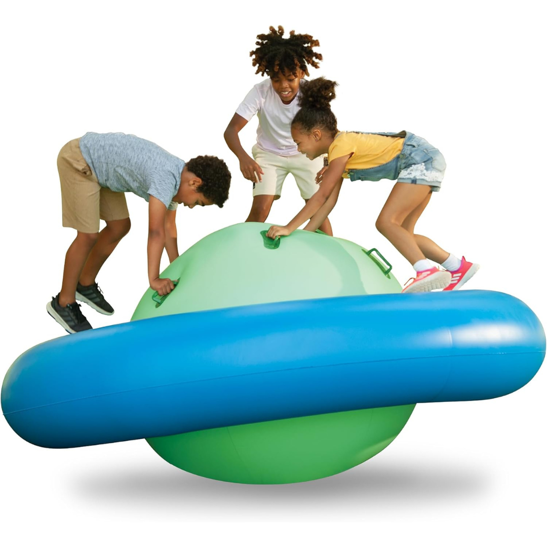 8-Foot Inflatable Dome Rocking Bouncer - Outdoor-Aldronix