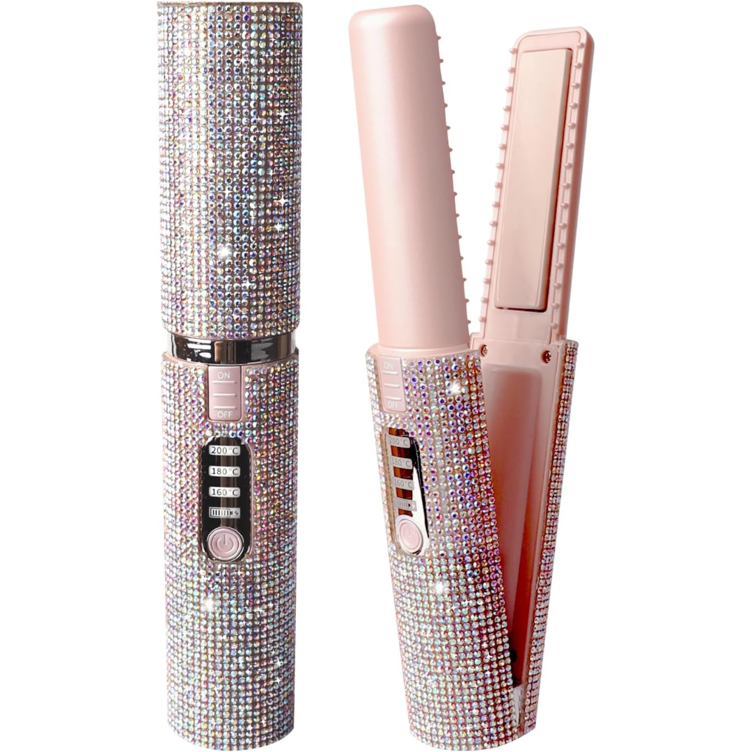 Gemstone Wireless Hair Straightener-Aldronix