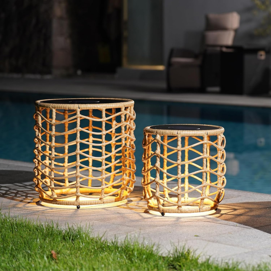 Solar Yard Boho Solar Nesting Tables-Aldronix