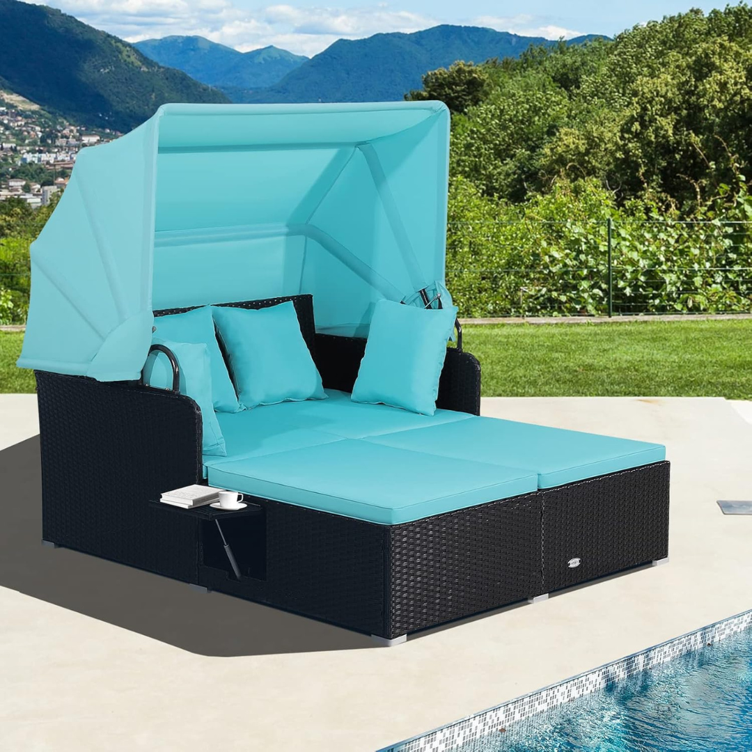 Wicker Sun Lounger-Aldronix