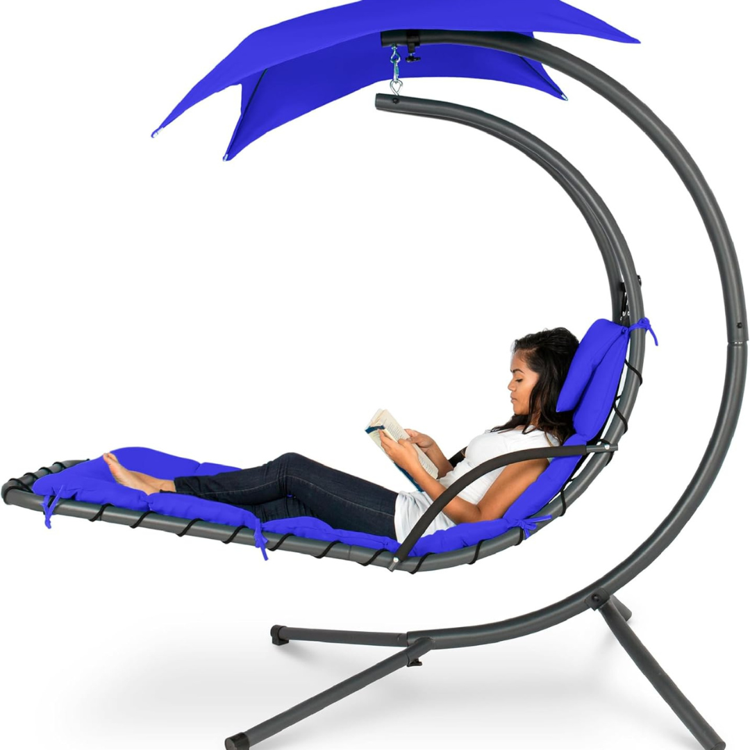 Curved Steel Chaise Lounge - Swing-Aldronix