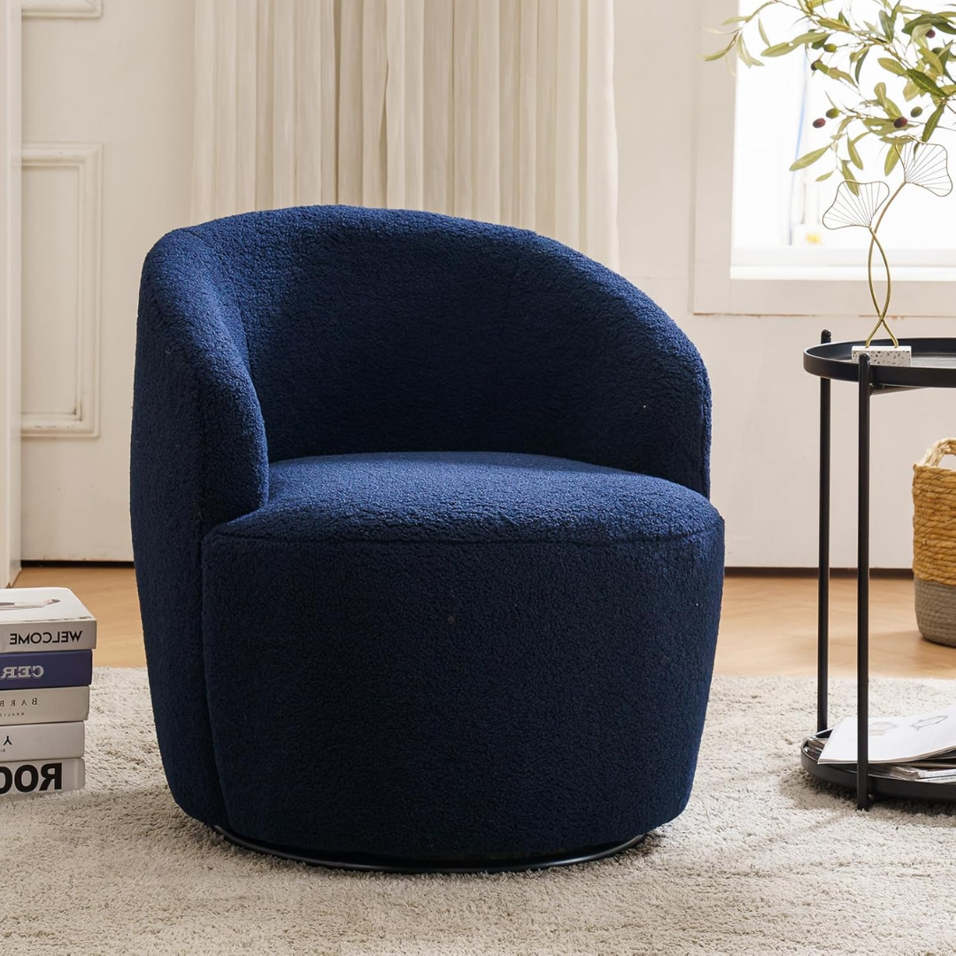 Teddy Swivel Cuddle Chair-Aldronix