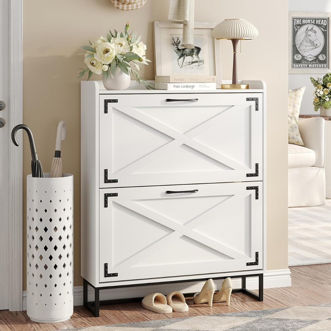 Entryway Shoe Storage Cabinet-Aldronix