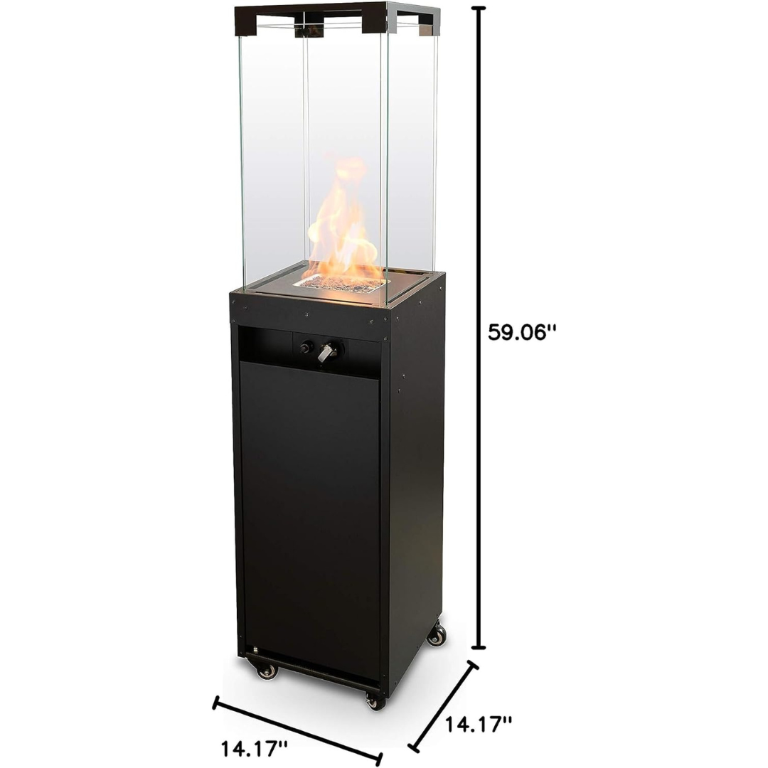 Portable and freestanding propane heater for garden-Aldronix