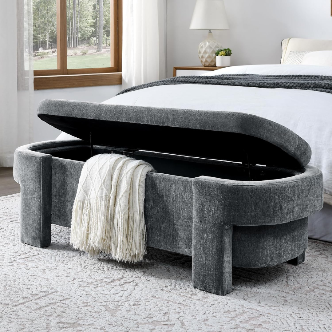 Oval Storage Bench-Aldronix
