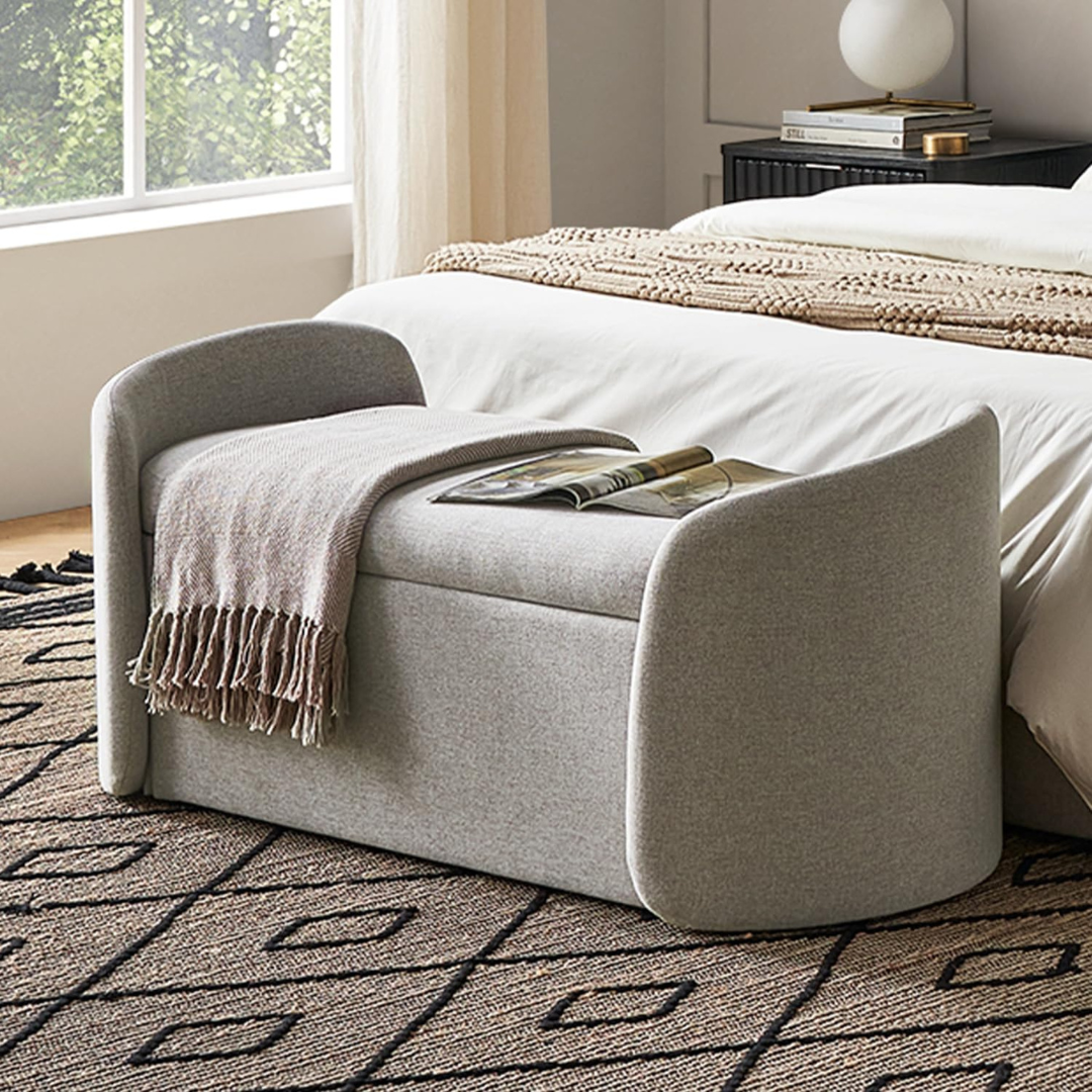 Ottoman Storage Bench-Aldronix