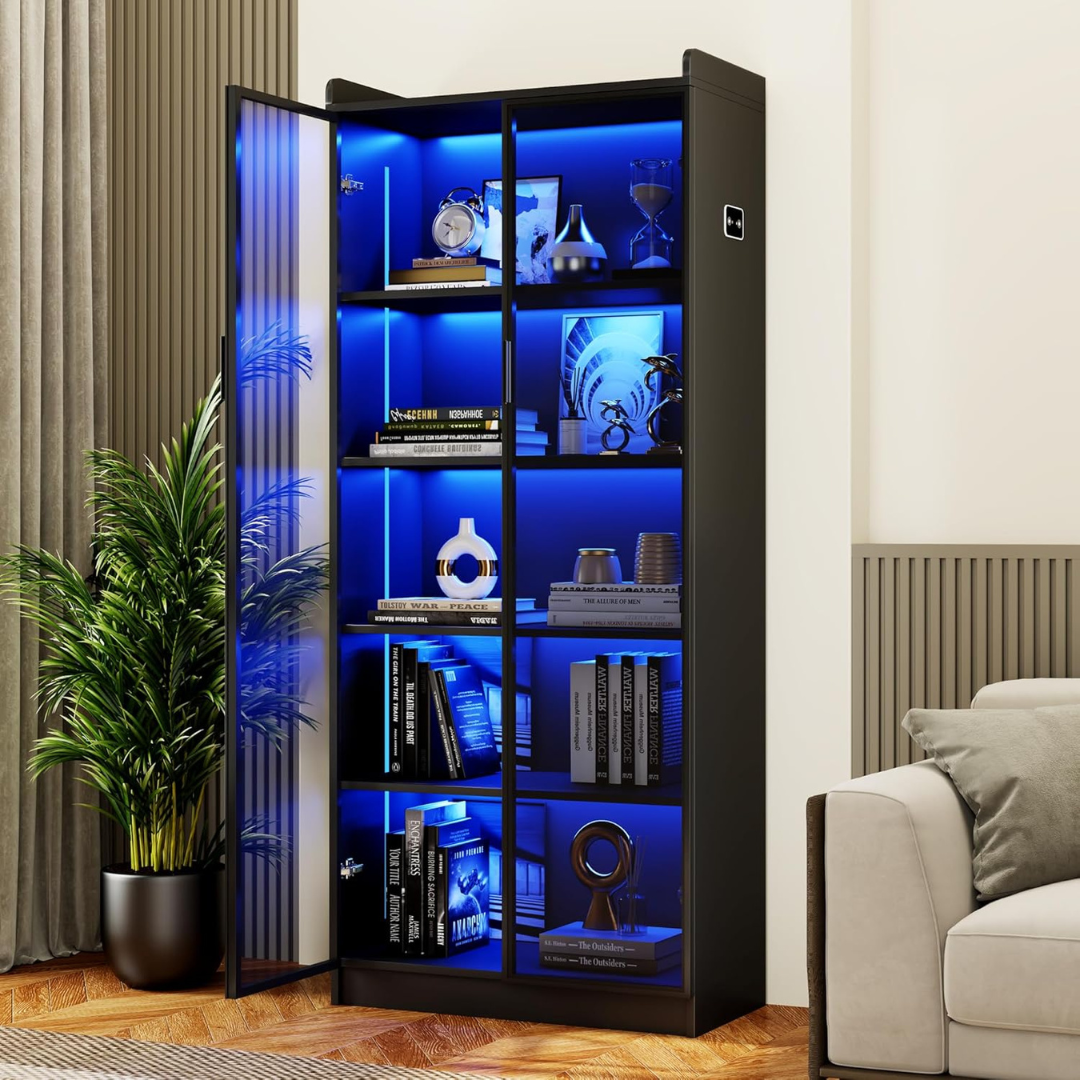 Toy Organizer with LED Lights-Aldronix