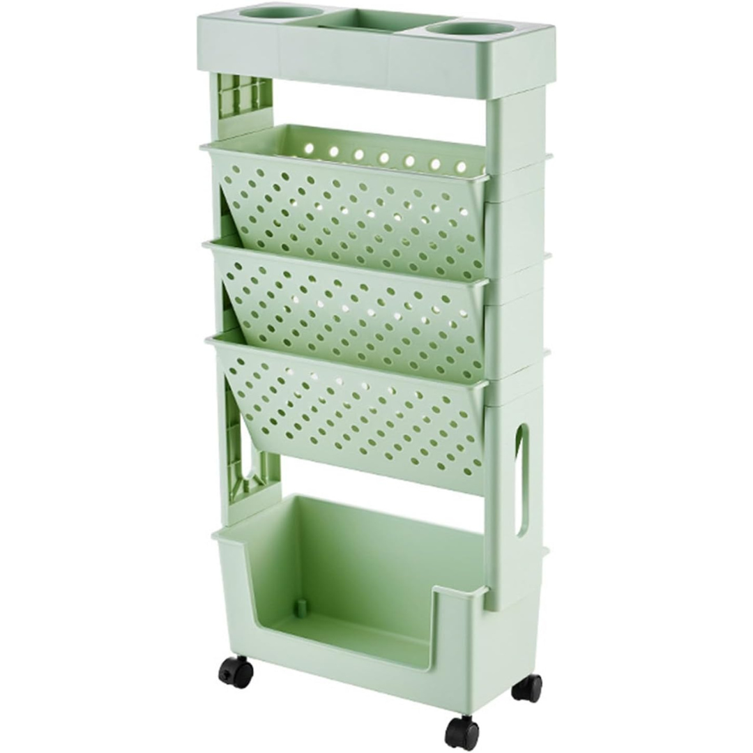 Movable Bookshelf Cart-Aldronix