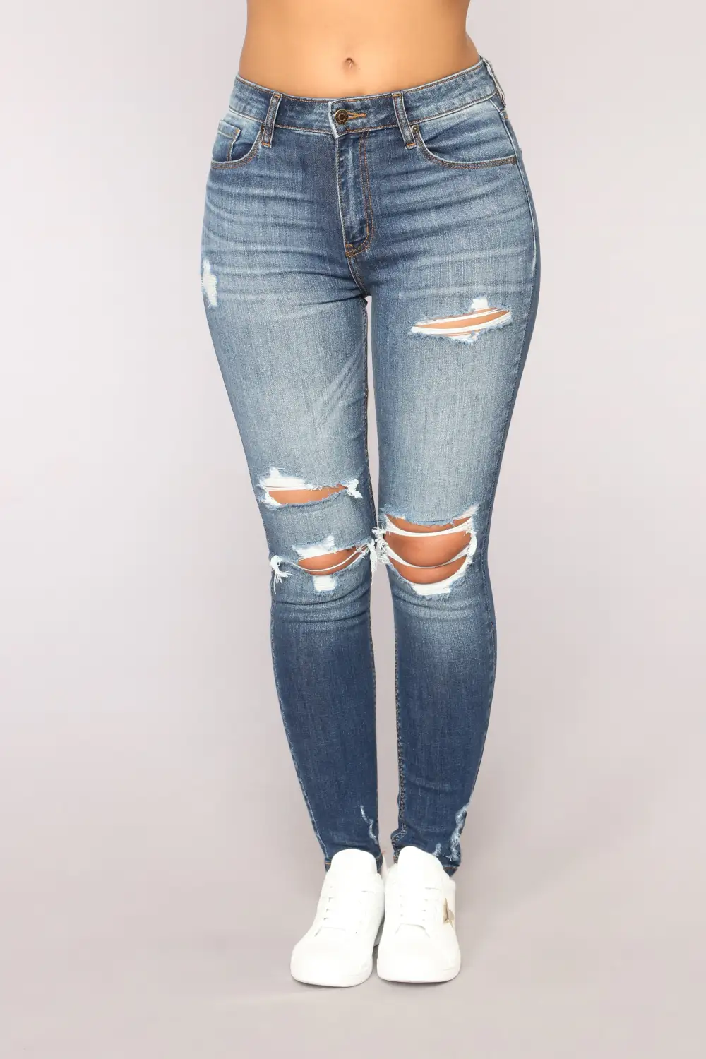 Don't Believe It Skinny Jeans - Dark Denim-Aldronix