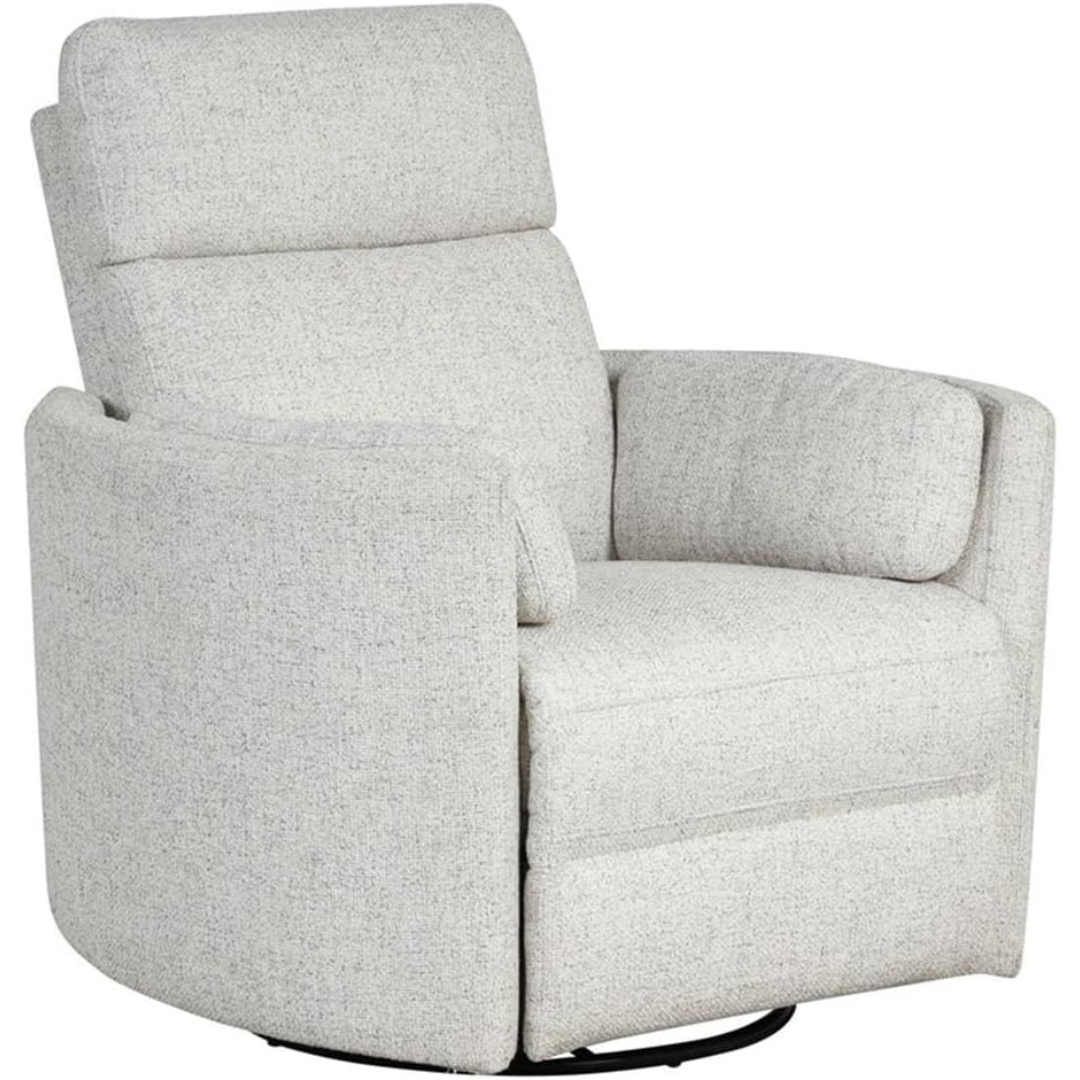 Swivel Glider Recliner in Ivory-Aldronix