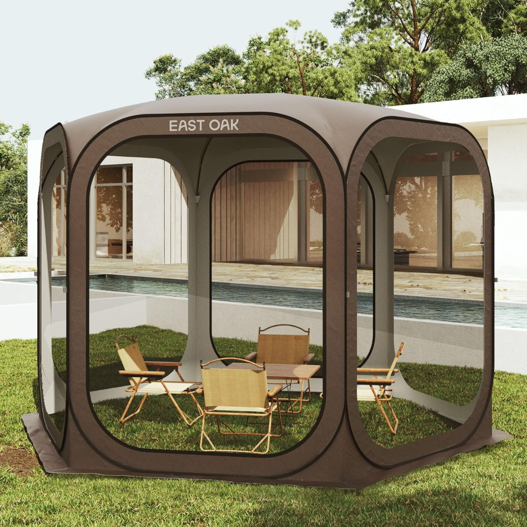 Screen House Tent Pop-Up -- Portable Screen Room Canopy-Aldronix