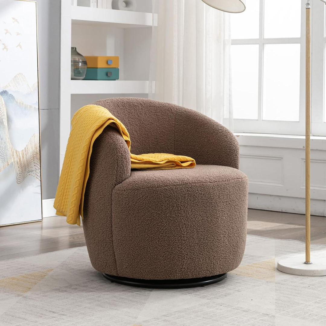 Teddy Swivel Cuddle Chair-Aldronix