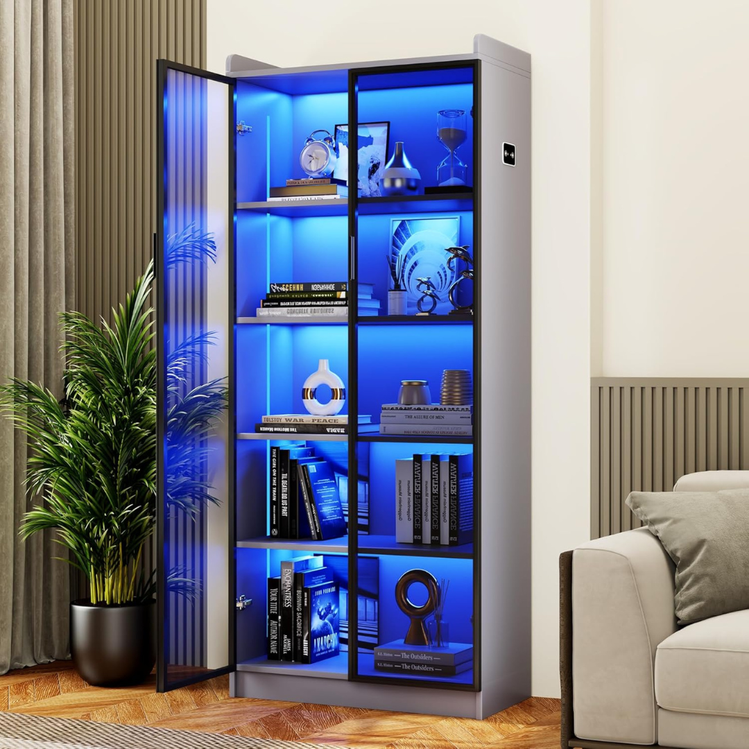 Toy Organizer with LED Lights-Aldronix