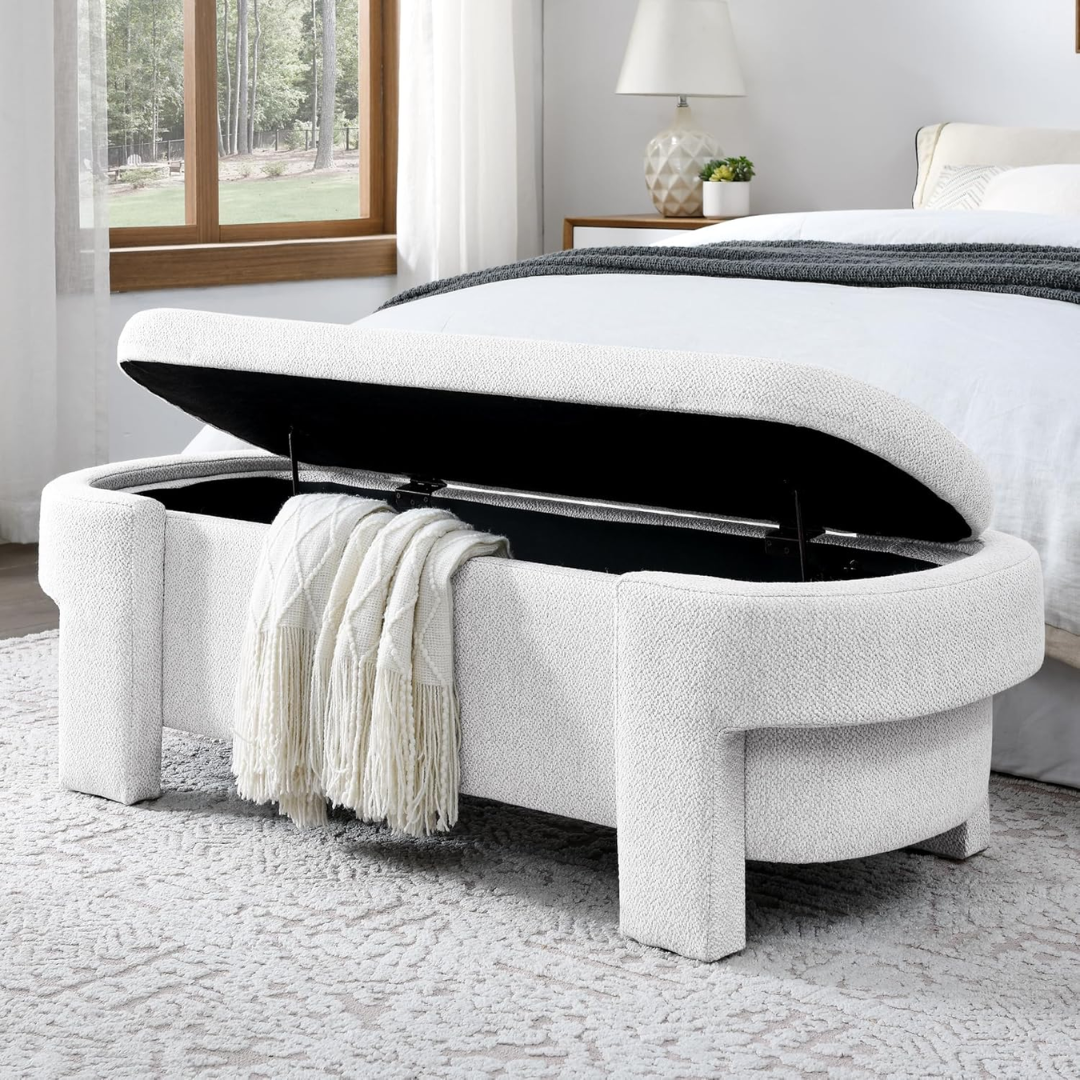 Oval Storage Bench-Aldronix